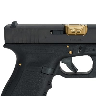 Alternative view of ZP Pin Set for Glock Gen 3 and Gen 4 - TiN (Gold)