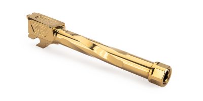 Zaffiri Precision Barrel for Sig P320F Full Size Threaded TiN Gold