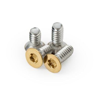 Alternative view of Gold Screws for Trijicon RMR / SRO and Holosun 407c / 507c - 4-40 5/16" and 1/4"