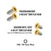 Gold Screws for Trijicon RMR / SRO and Holosun 407c / 507c - 4-40 5/16" and 1/4"