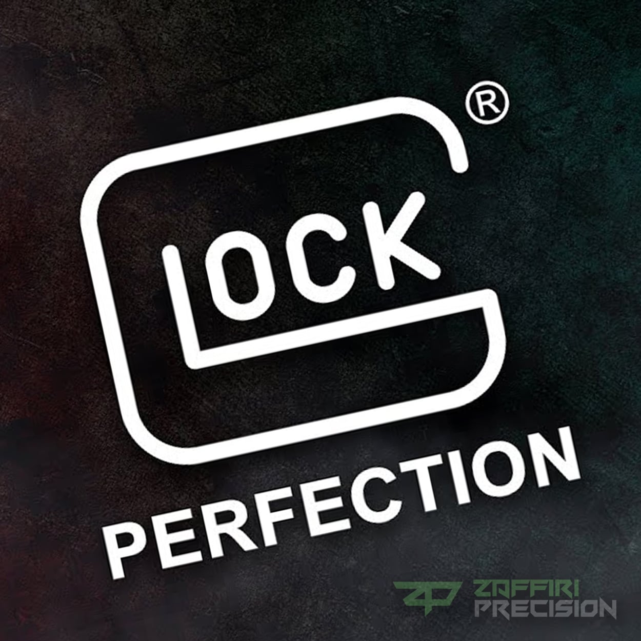 Glock Perfection logo with Zaffiri Precision – defending 2nd Amendment rights against California roster ban. Glock Perfection + Zaffiri Precision = Unstoppable. The V Series is Glock’s answer to unconstitutional bans.