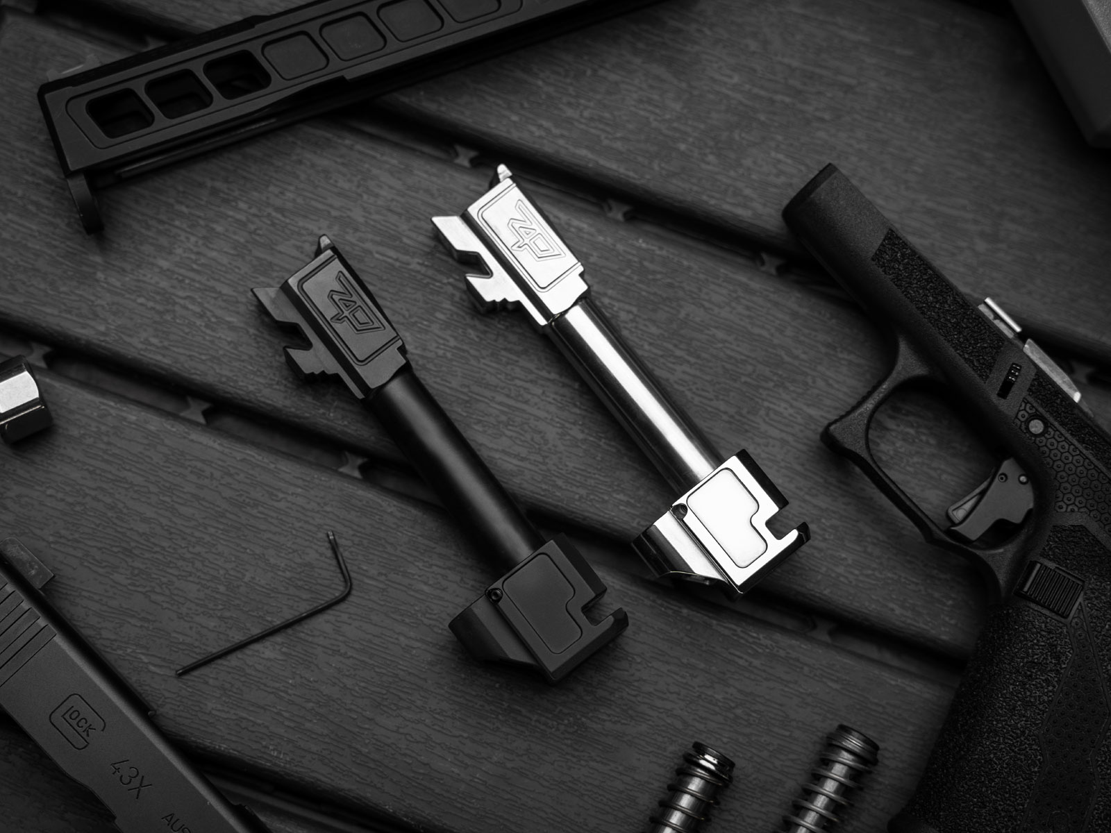 ZP Blowhole Compensator for Glock 43 / 43X / 48 - Stainless - Image 7