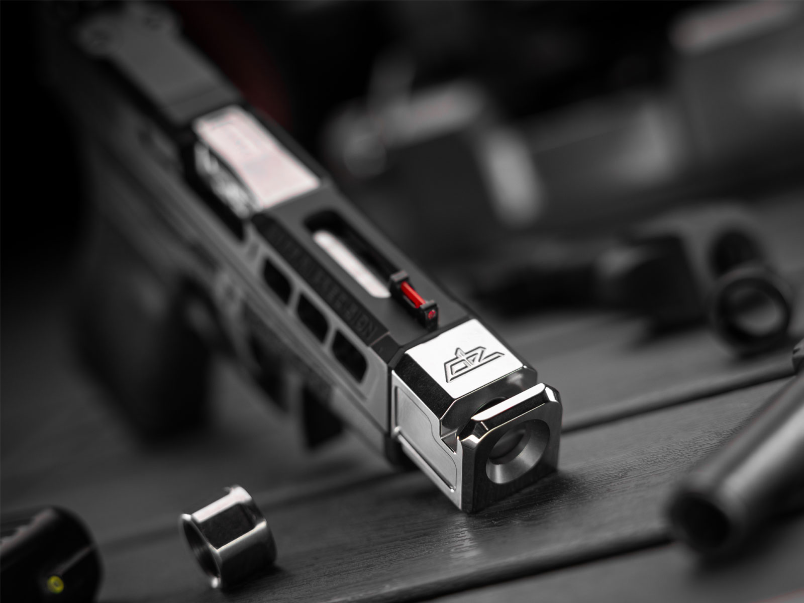 ZP Blowhole Compensator for Glock 43 / 43X / 48 - Stainless - Image 6