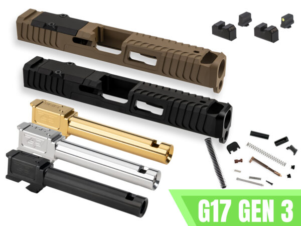 Integrated Blowhole System (IBS) Complete Upper for Glock 17 Gen 3