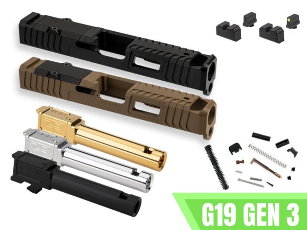 Integrated Blowhole System (IBS) Complete Upper for Glock 19 Gen 3