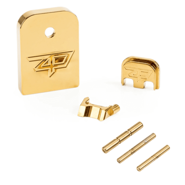ZP Finishing Kit for Glock - Billet Extractor, Magazine Plate, Back Plate, and Finishing Pins