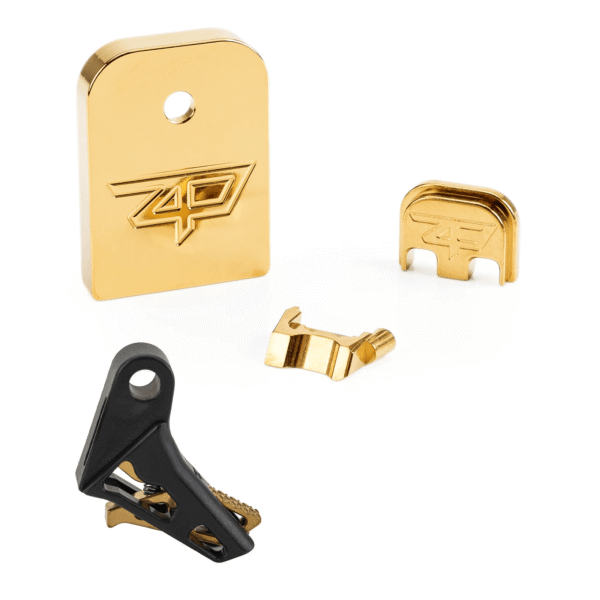 ZP Finishing Kit for Glock - Billet Extractor, Magazine Plate, Back Plate, and Trigger - Image 3