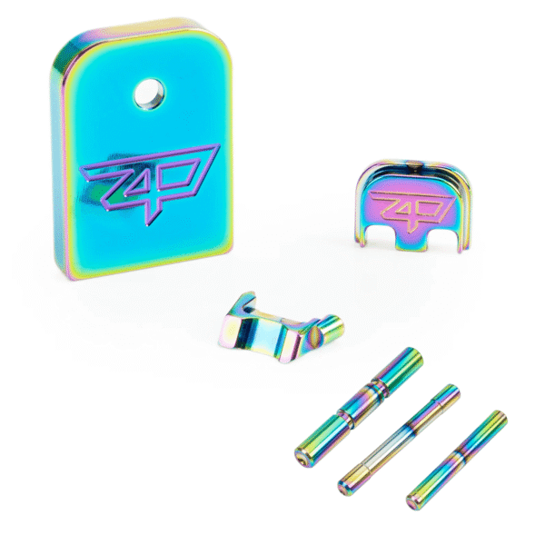 ZP Finishing Kit for Glock - Billet Extractor, Magazine Plate, Back Plate, and Finishing Pins - Image 3