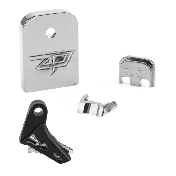 ZP Finishing Kit for Glock - Billet Extractor, Magazine Plate, Back Plate, and Trigger - Image 7