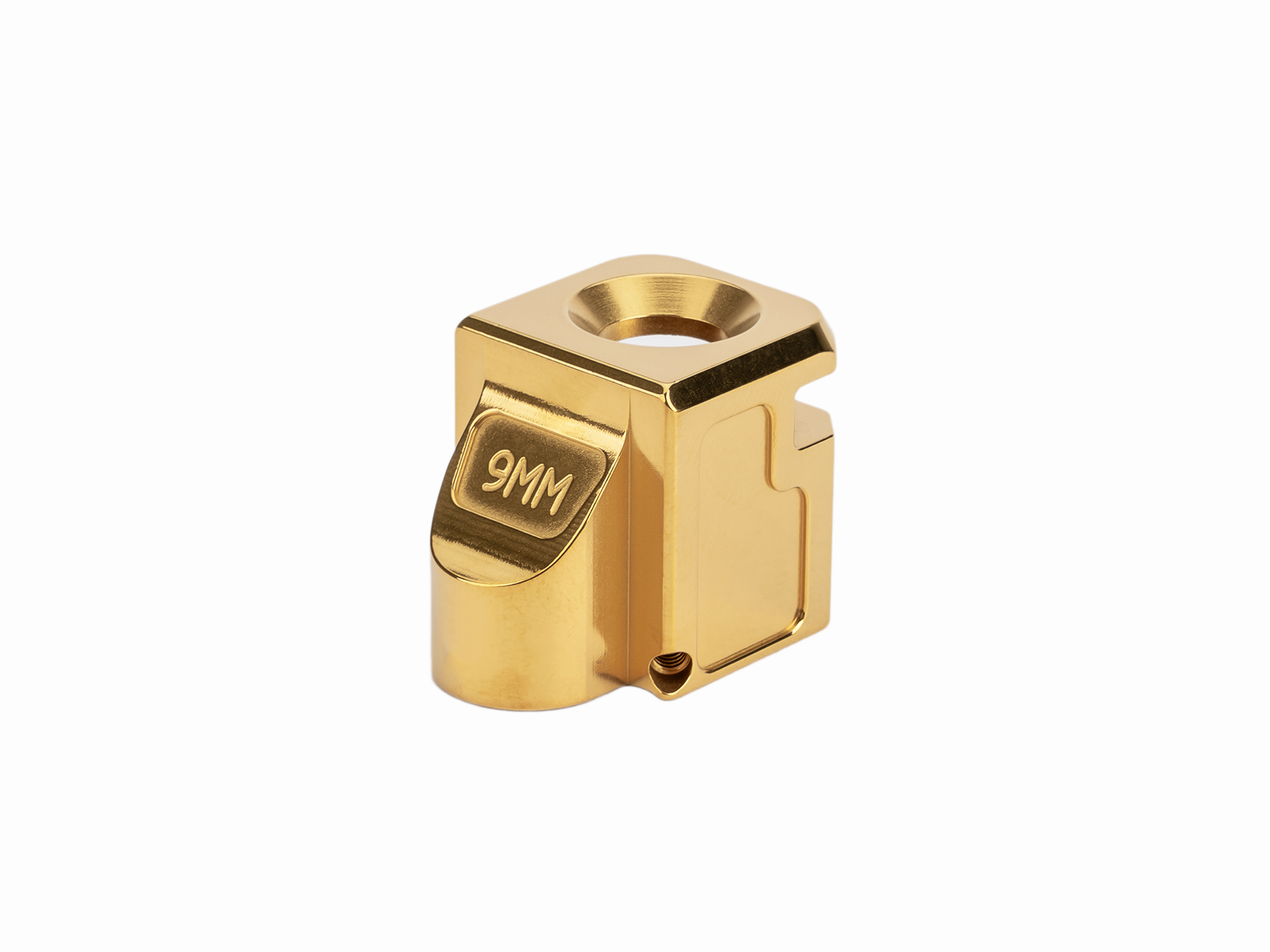 ZP Blowhole Compensator for Glock 43 / 43X / 48 - TiN (Gold) - Image 2