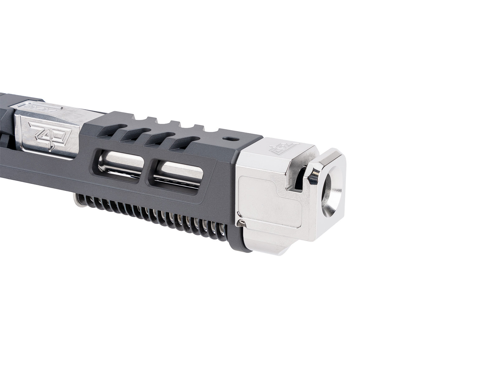 ZP Blowhole Compensator for Glock 43 / 43X / 48 - Stainless - Image 4