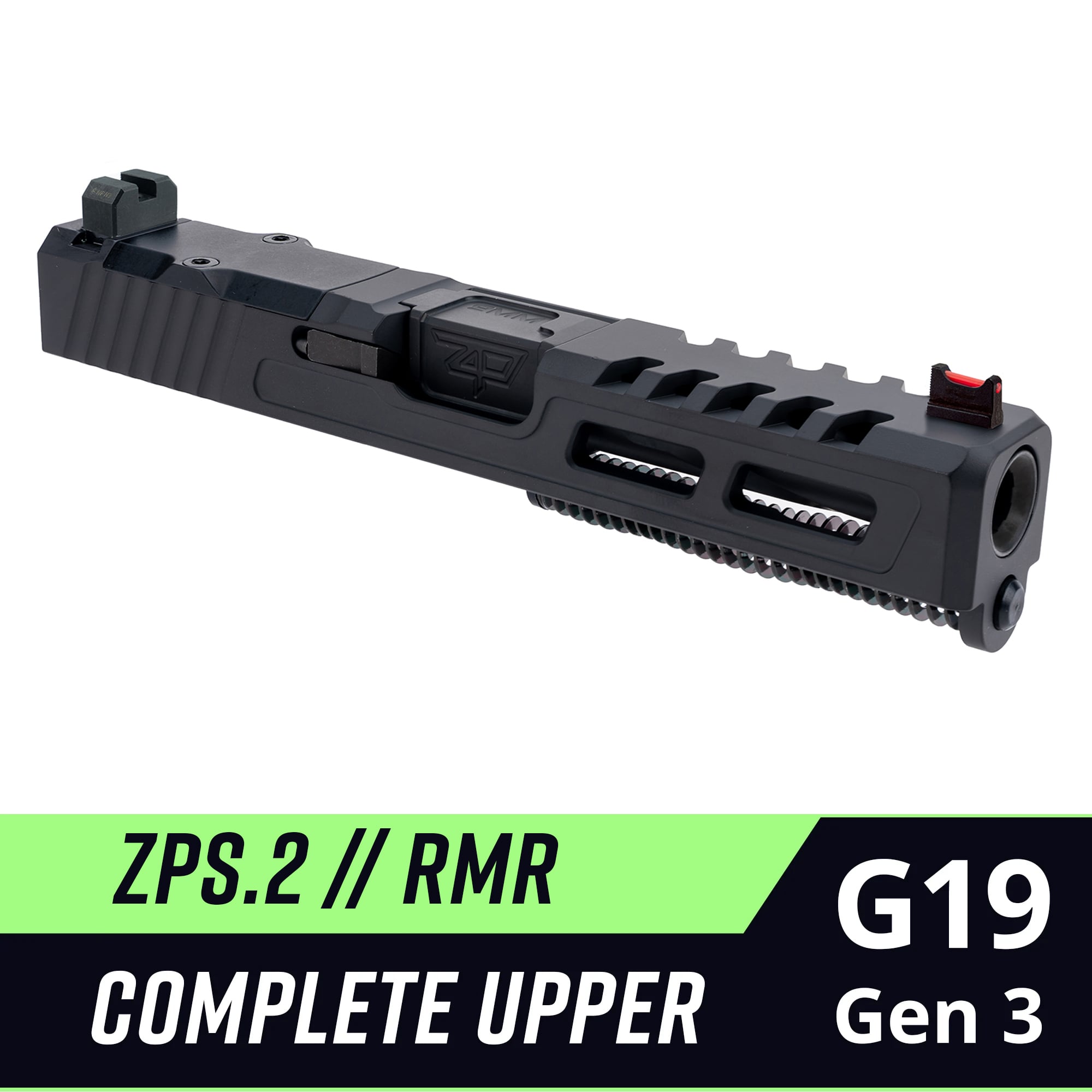 ZPS.2 Complete Upper for Glock 19 Gen 3 – RMR Cut