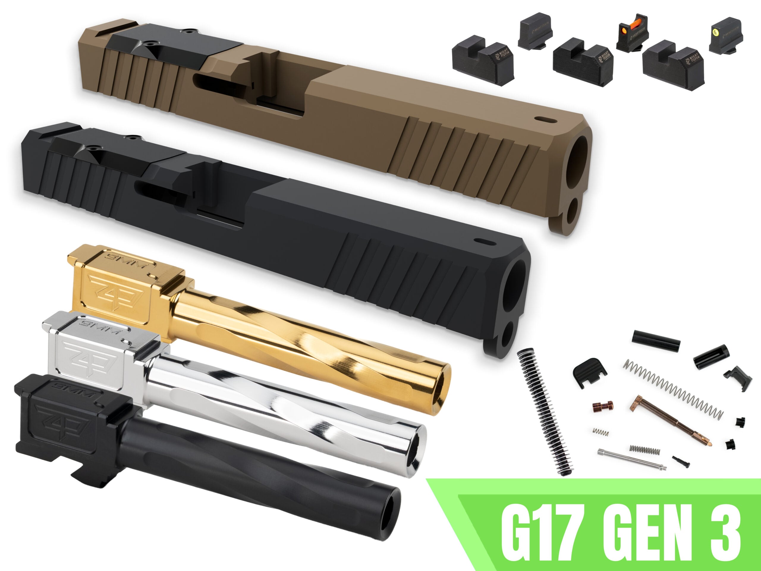 Z Series Complete Upper for Glock 17 Gen 3