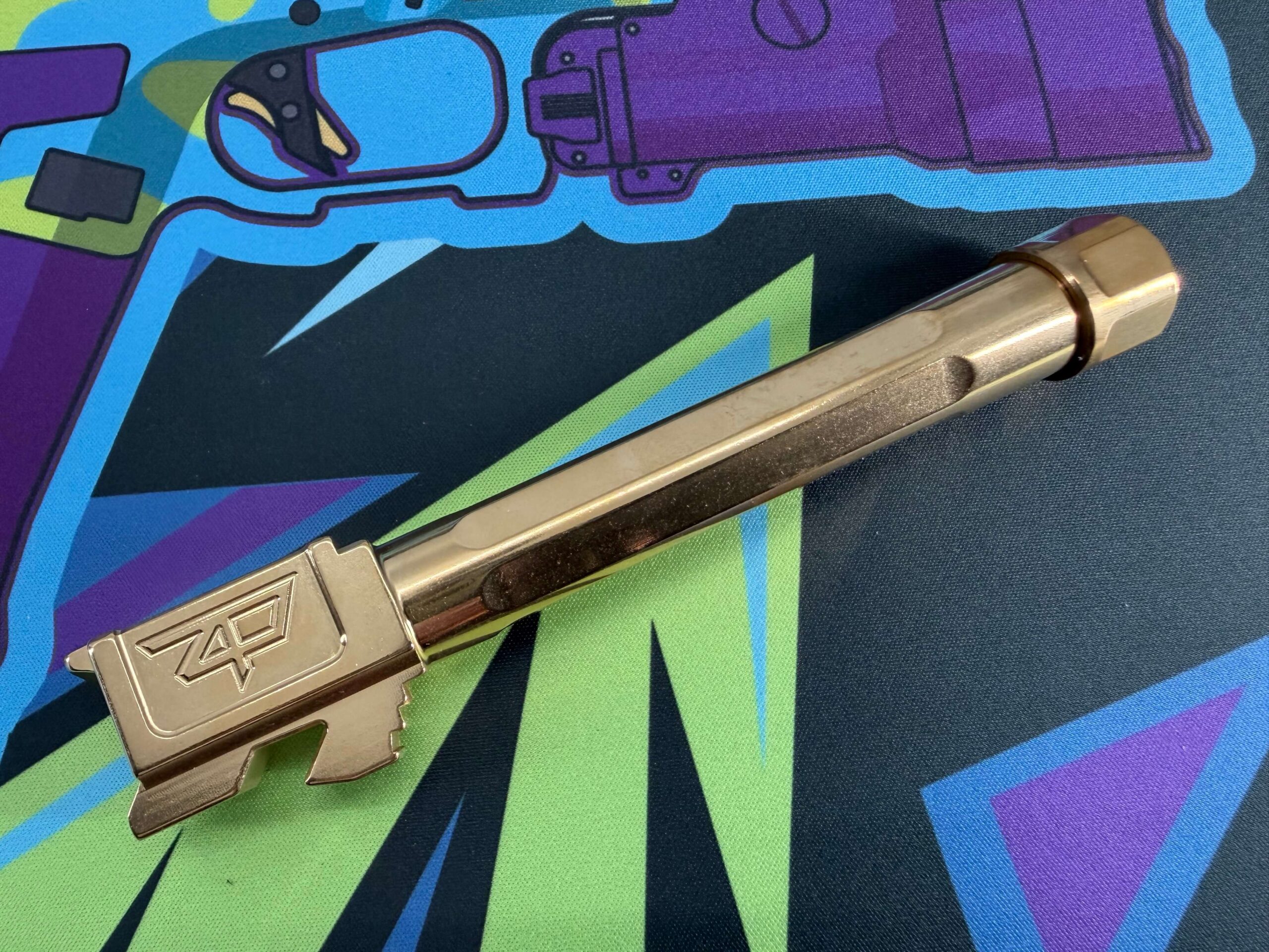 G17 Barrel - TOP Ported and Threaded - Black Nitride