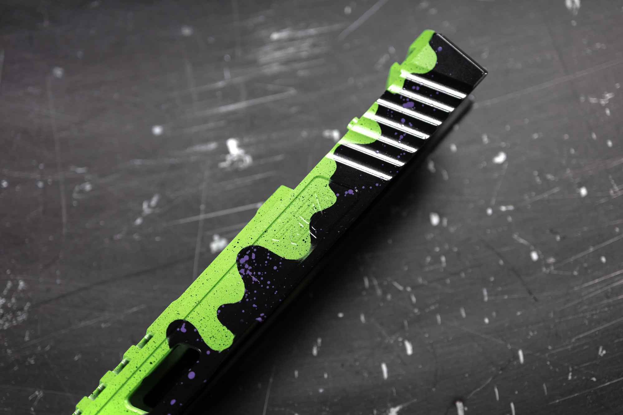 THE DROP: LIMITED Zombie Slide ZPS.2 Stripped Slide for Glock 19 Gen 3 - Image 9