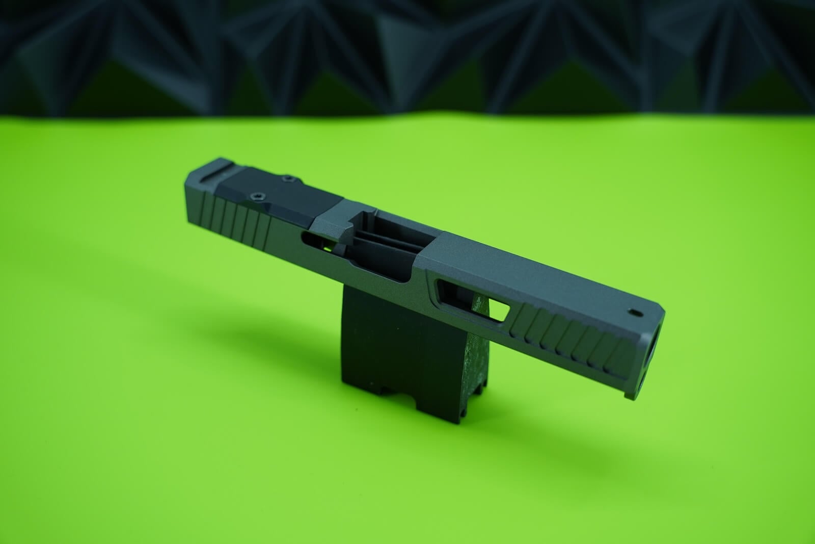 Glock 17 Gen 3 Slide - V2 Slide with RMR Optic Cut - Tungsten Cerakote - Image 2