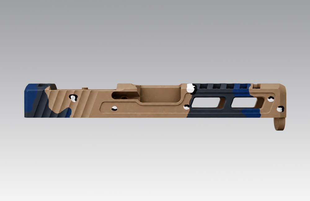 LIMITED DROP: Blueberry Choco Chip ZPS.2 Glock® 19 Gen 3 Slide - Image 2