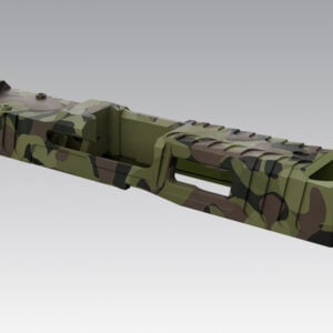 LIMITED DROP: Flecktarn Edition Integrated Blowhole System (IBS) Slide for Glock 19 Gen 5