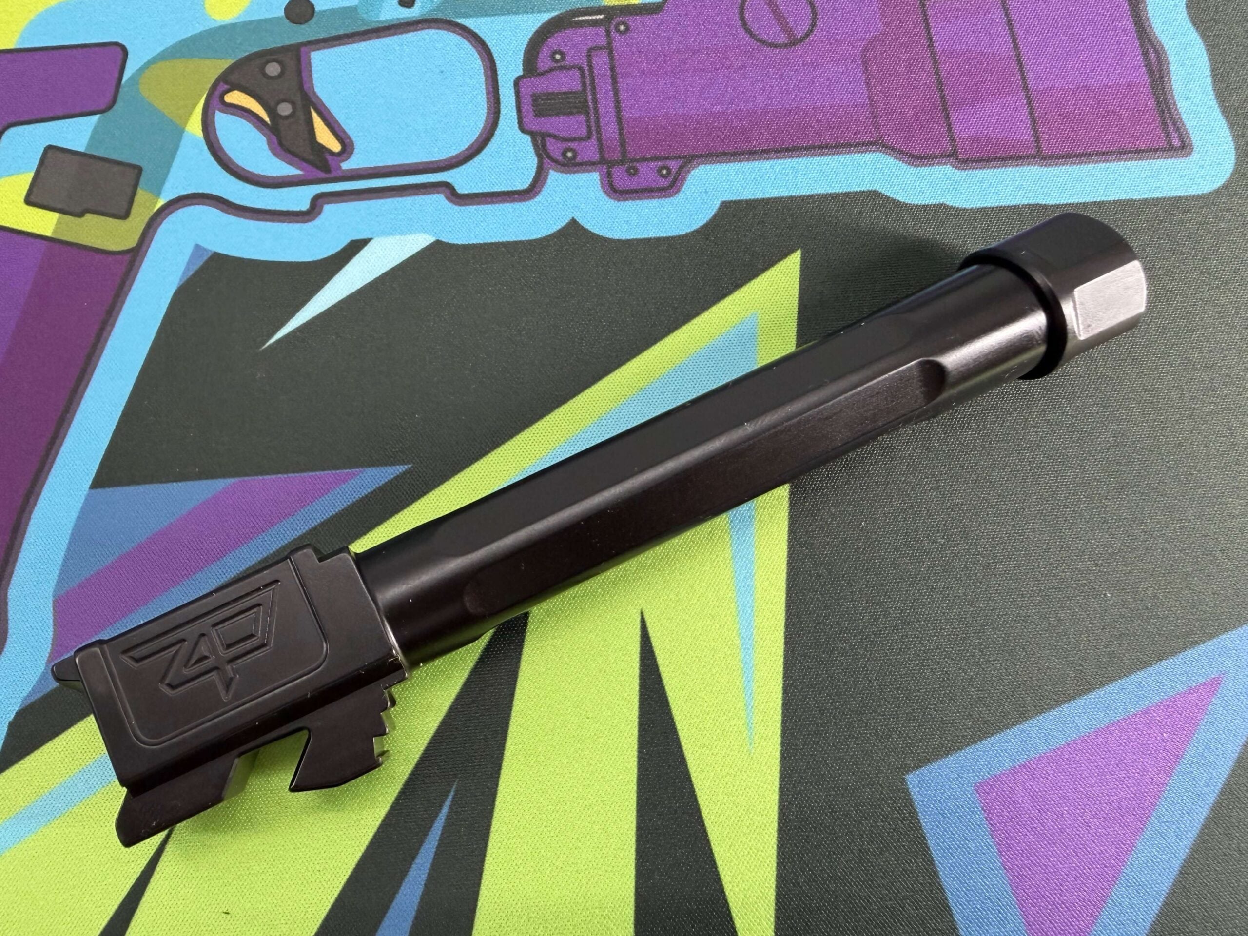 Glock 17 Gen 1-4 Top Ported Threaded Ported Barrel - Black Nitride