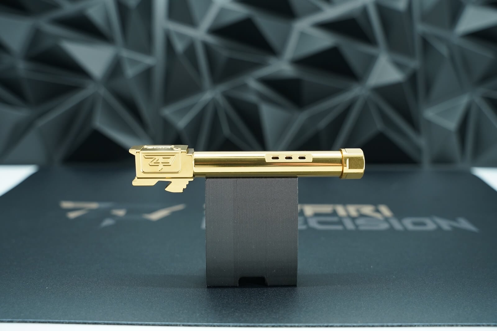 Glock 17 Gen1-4 Threaded Side Ported Barrel - Gold PVD