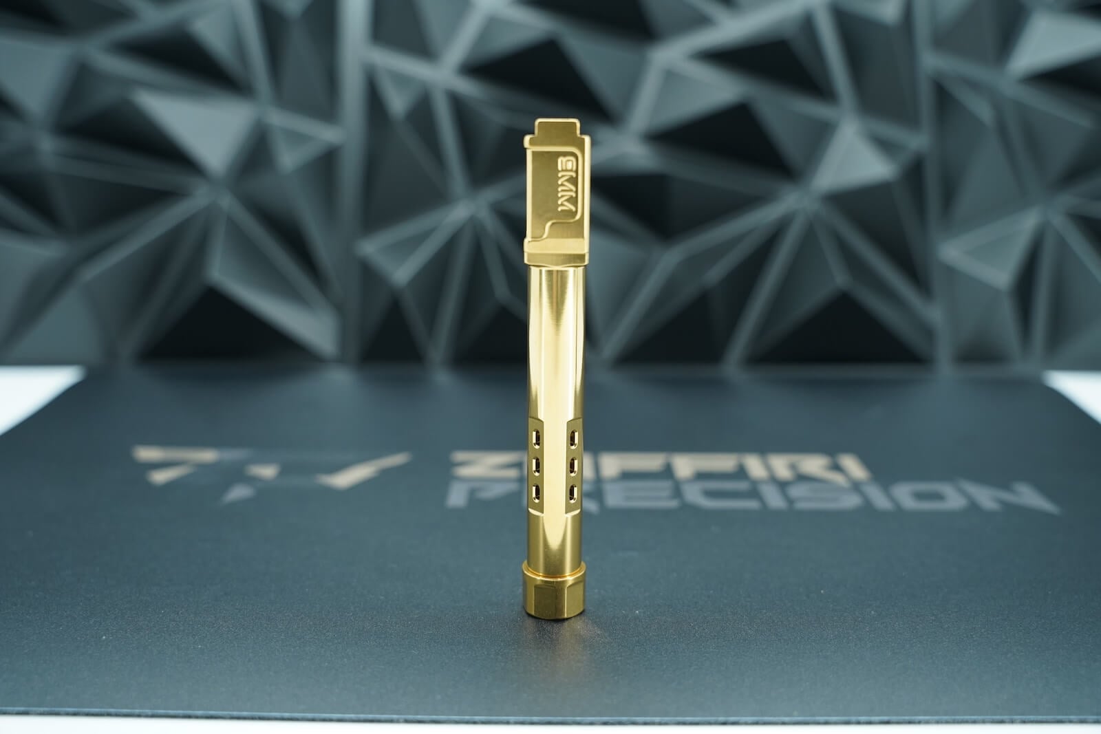 Glock 17 Gen1-4 Threaded Side Ported Barrel - Gold PVD - Image 2